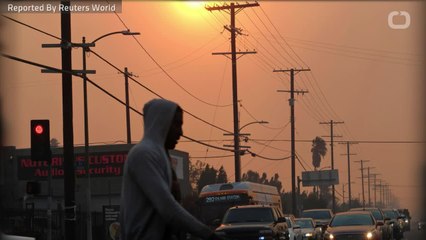 Thousands Flee As Wildfire Rages Near Los Angeles