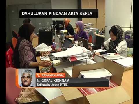 Dahulukan pindaan Akta kerja