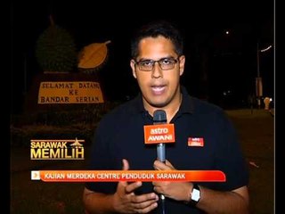 Kajian Merdeka Centre penduduk Sarawak