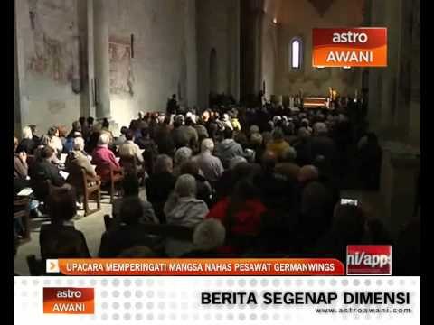 Upacara memperingati mangsa nahas pesawat Germanwings