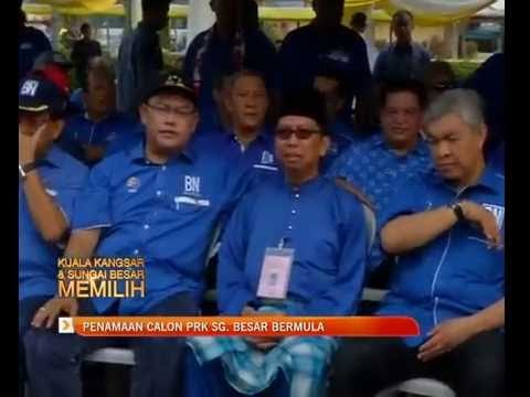 Penamaan calon PRK Sungai besar bermula