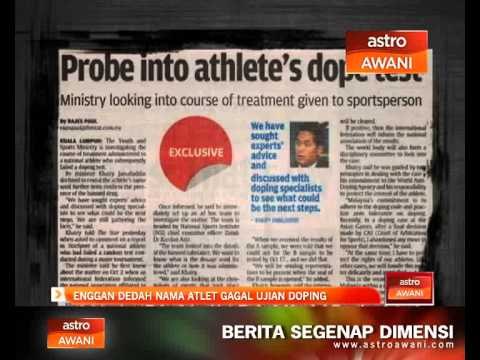 Enggan dedah nama atlet gagal ujian doping