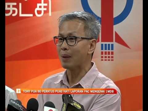 Tony Pua 80 peratus puas hati laporan PAC mengenai 1MDB