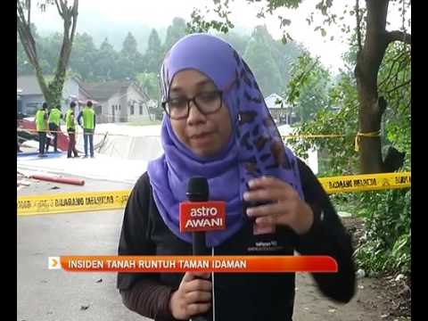 Perkembangan semasa insiden tanah runtuh di Taman Idaman (6 petang)