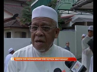 Haron Din mewakafkan diri kepada masyarakat