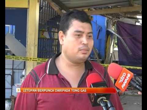 Letupan kedai makan berpunca daripada tong gas