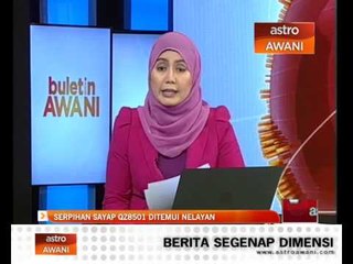 Serpihan sayap QZ8501 ditemui nelayan