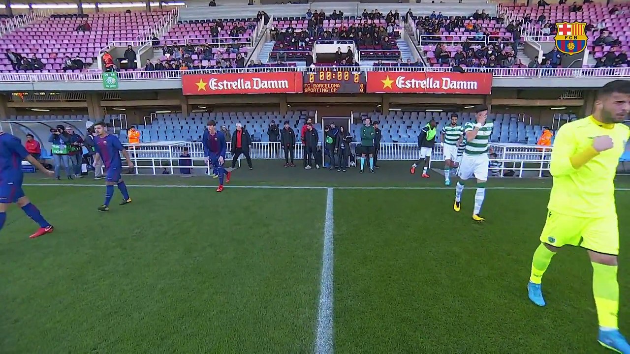 [HIGHLIGHTS]_UEFA_YOUTH_LEAGUE__FC_Barcelona_–_Sporting_(1-1)