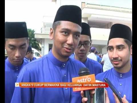 Angka 5 cukup bermakna bagi keluarga Datin Mastura