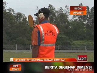 ELT QZ8501 ditemui dalam keadaan dimatikan