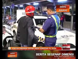 Download Video: Pemuda diberkas disyaki agen pengedar pil kuda