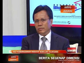 Kaji keberkesanan inisiatif sebelum dilaksana
