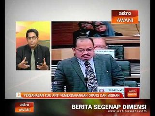 Perbahasan RUU Anti-Pemerdagangan Orang dan Migran
