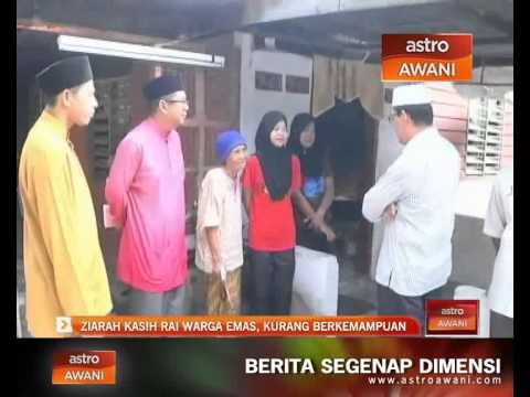 Ziarah kasih rai warga emas, kurang berkemampuan