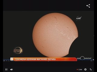 Program Gerhana Matahari Separa di Planetarium Negara