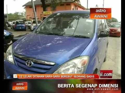 12 lelaki ditahan gara-gara berebut seorang gadis