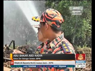Situasi kebakaran hutan berdekatan Lebuhraya ELITE