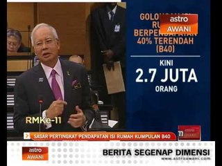 RMK11: Sasar pertingkat pendapatan isi rumah kumpulan B40