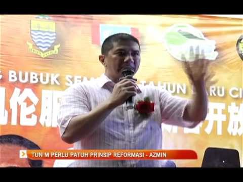 Tun M perlu patuh prinsip reformasi PKR - Azmin Ali