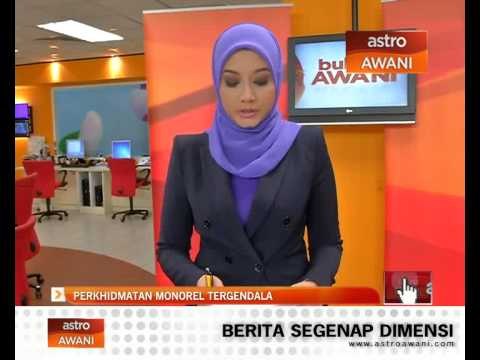 Perkhidmatan Monorel tergendala