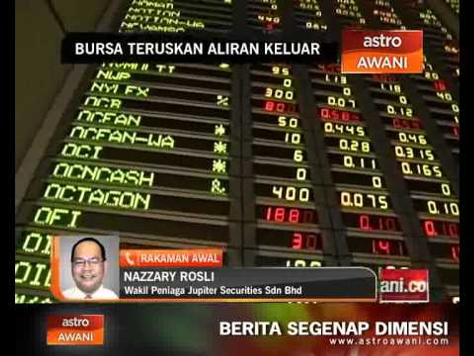 Bursa teruskan aliran keluar