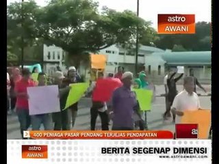 Download Video: 400 peniaga Pasar Pendang terjejas pendapatan