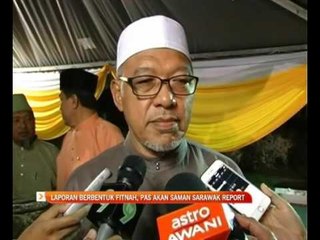 Laporan berbentuk fitnah, PAS akan saman Sarawak Report