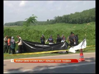 Mayat warga emas ditemui maut dengan kesan tikaman