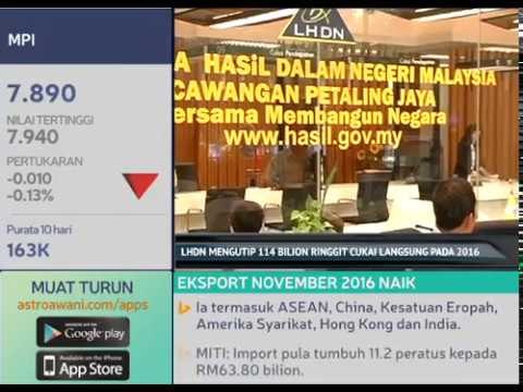 LHDN mengutip RM114 bilion cukai langsung pada 2016
