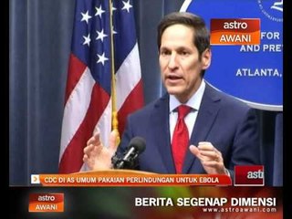 CDC di AS umum pakaian perlindungan untuk Ebola