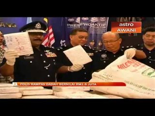 Polis Pulau Pinang rampas dadah bernilai RM1.6 juta