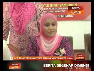 Download Video: Puteri UMNO: Beri ruang dan masa kepada Perdana Menteri