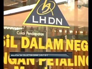 Sluggish global economy also taking toll on tax collection