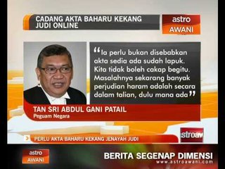 Download Video: Perlu akta baru kekang jenayah judi