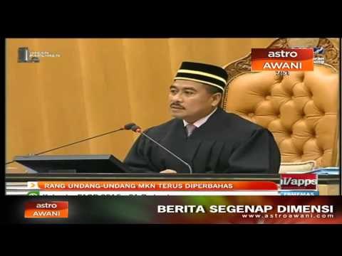 Rang undang-undang MKN terus perbahas