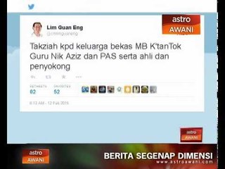 Ucapan takziah daripada barisan pemimpin