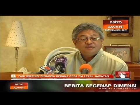 Zaid Ibrahim didakwa kerana gesa PM letak jawatan