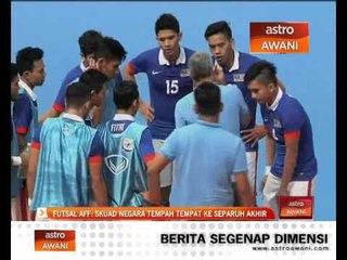 Télécharger la video: Futsal AFF: Skuad negara tempah tempat ke separuh akhir