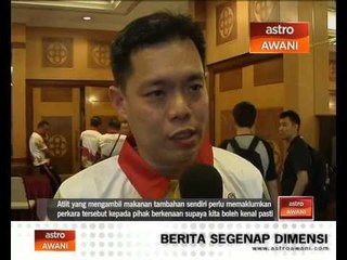 Barisan Sukan Sea bebas bahan terlarang