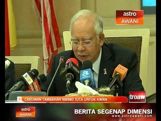 Caruman tambahan RM880 juta untuk KWRN