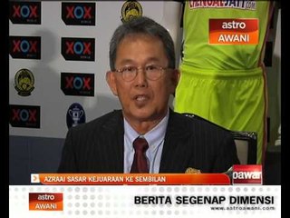 Piala FA: Azraai sasar kejuaraan ke sembilan