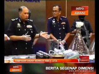 Rampasan dadah sejak Jan-Mei bernilai RM9.6 juta