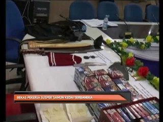 Bekas pekerja suspek samun kedai serbaneka