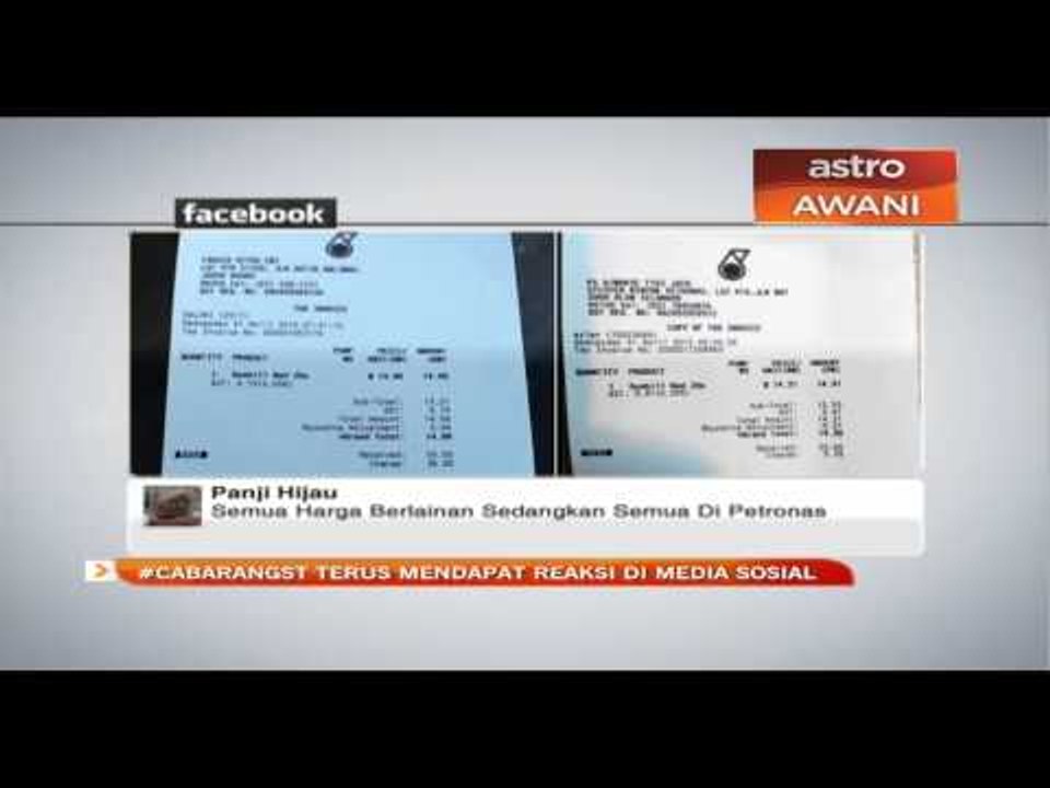 #CabaranGST terus mendapat reaksi di media sosial