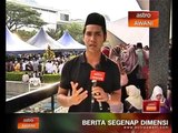 Orang ramai membanjiri tanah perkuburan Masjid Negara