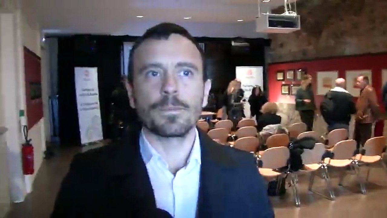 Présentation de A Festia di a Nazione par Rumanu Giorgi, chargé de mission en langue corse à la mairie de Bastia