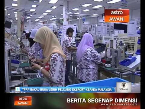 TPPA bakal buka lebih peluang eksport kepada Malaysia