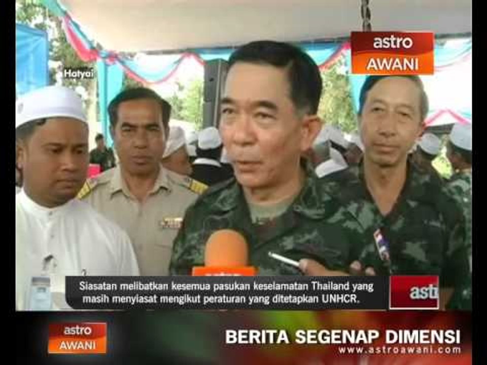 Thailand siasat dalang sindiket penyeludupan manusia
