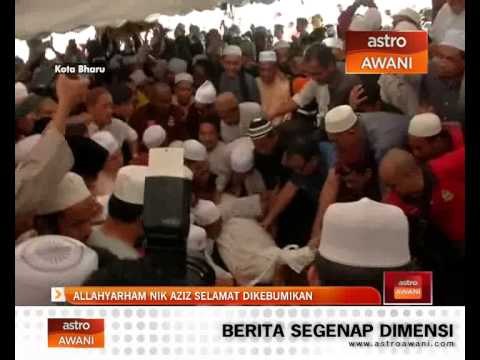 Allahyarham Nik Aziz selamat dikebumikan