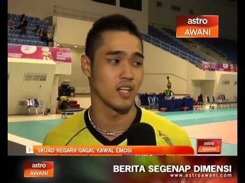Skuad negara gagal kawal emosi